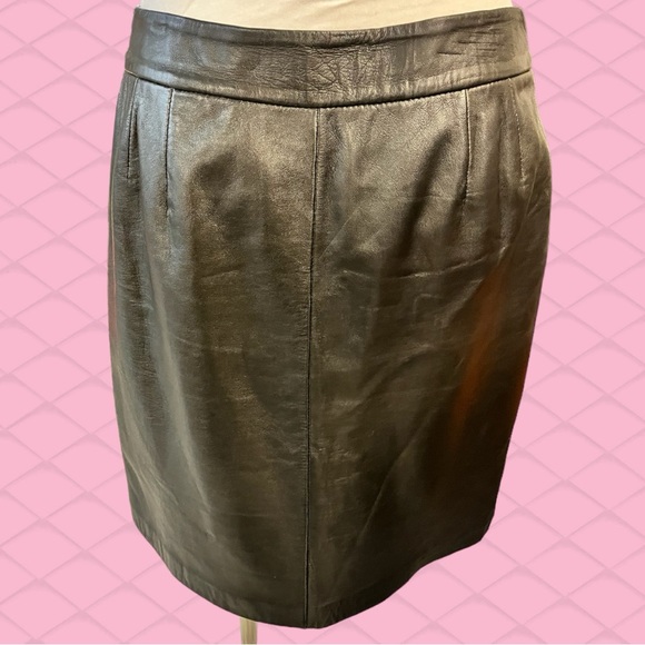 GUC Alfani Black Lamb Leather Size 12p - Picture 2 of 7